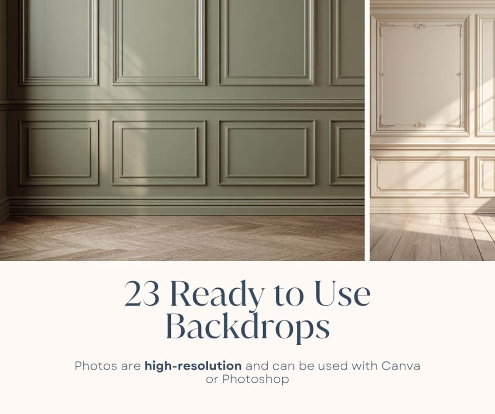 41 Panel Wall Backdrops – White Wall Panel Backgrounds for Photography ...