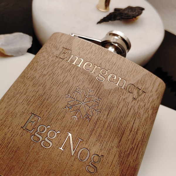 Holiday Emergency Eggnog Flask