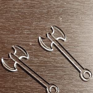 Battle Axe Acrylic Earrings