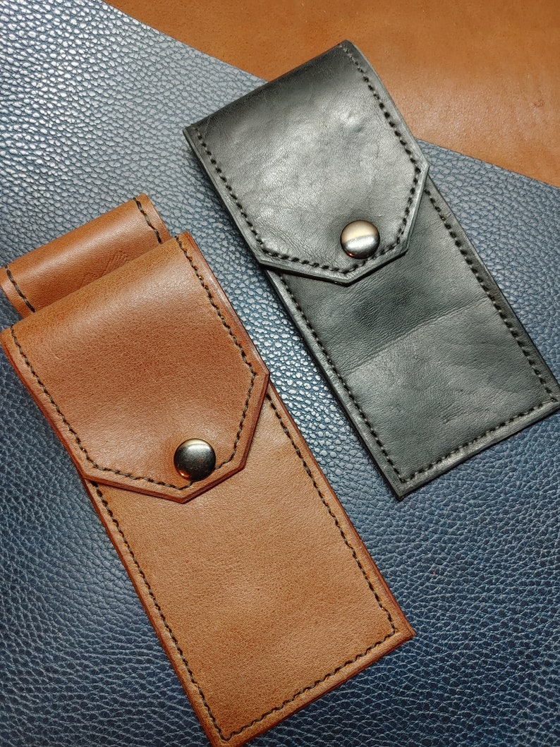 Leather Belt Holder for Pens Etsy