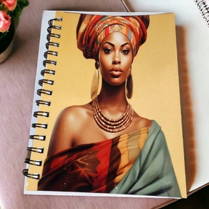 Afrocentric Handmade A6 Pocket Notebook,Black Girl Magic