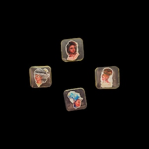 Afro Charms Bogg Bag Charms – Cute  Personalized Tote Bag Accessories | Beach & Travel Bag Bling