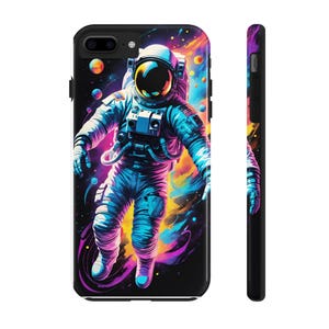 Chromatic Astronaut Tough Phone Cases