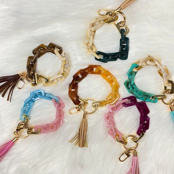 Acrylic Chain Link Etsy