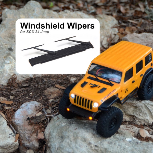 SCX24 Jeep Windshield Wipers - SCX24 Accessories