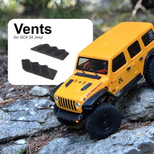 SCX24 Jeep Hood Vents - SCX24 Accessories
