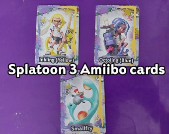 Splatoon 3 Amiibo cards