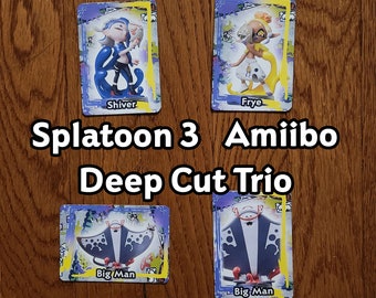 Splatoon 3 Deep Cut Amiibo cards