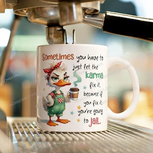 Sassy sarcastic Duck Girl Sublimation Design PNG – Funny Quote, Adult Humor Design, Digital Download image 2