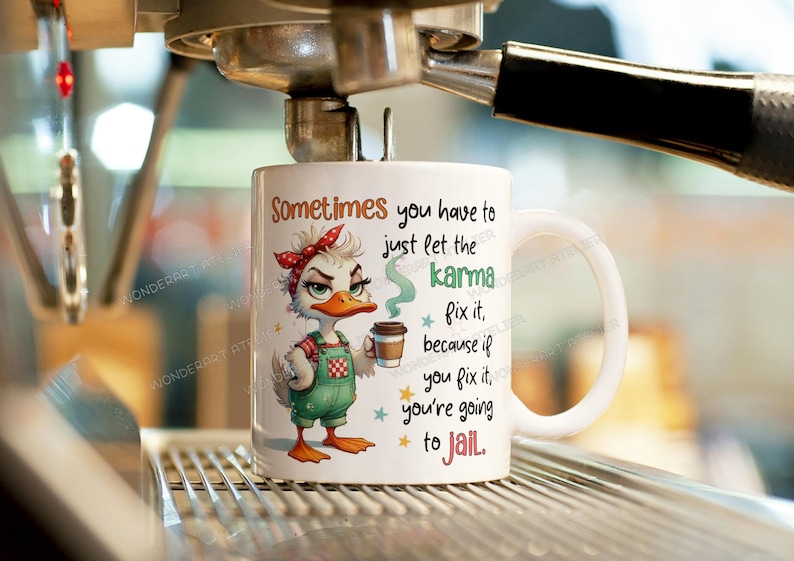 Sassy sarcastic Duck Girl Sublimation Design PNG – Funny Quote, Adult Humor Design, Digital Download image 2
