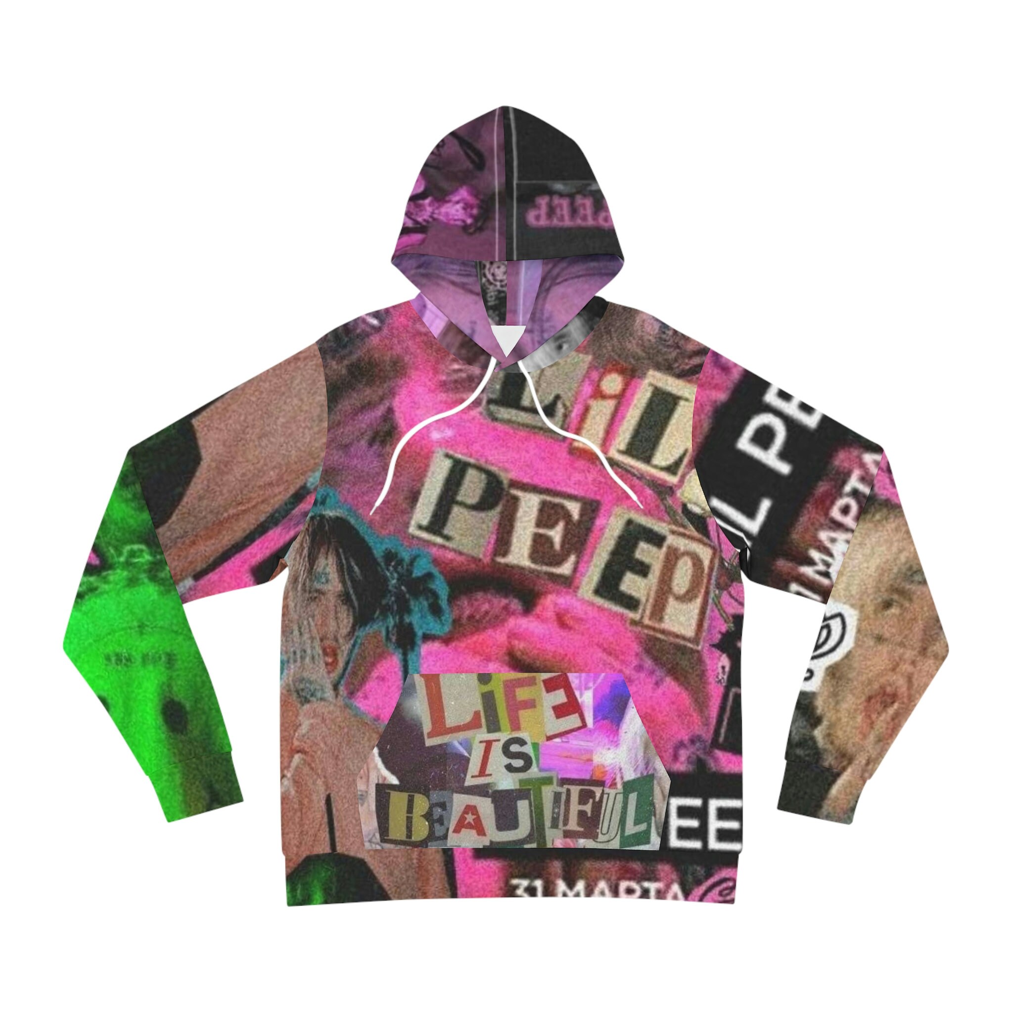 Purple lil peep hoodie sale