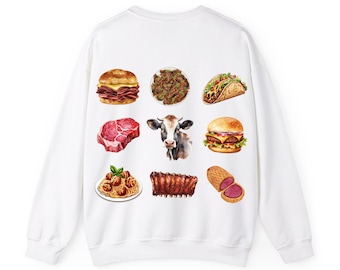 Beef Lovers Sublimation Design: Food PNG (Digital Download)