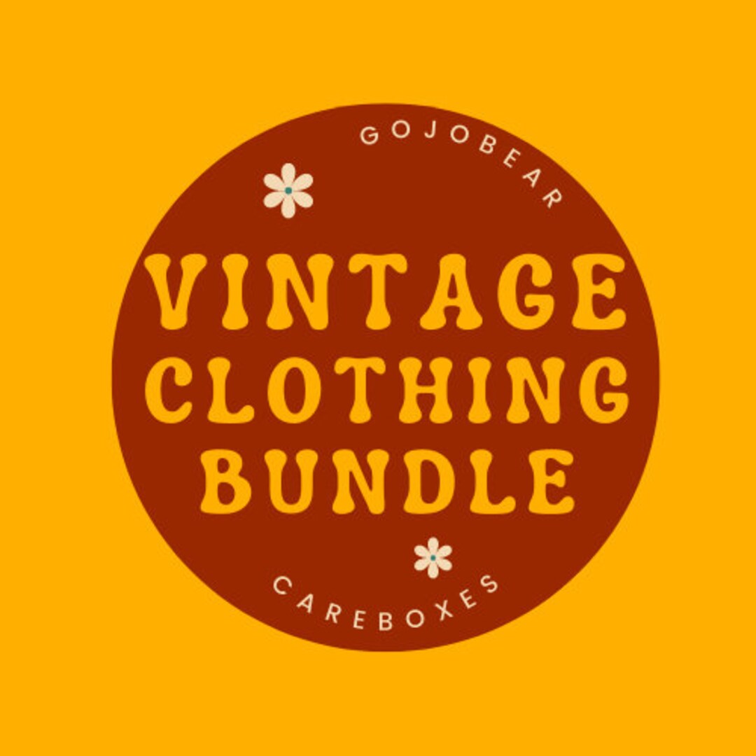Vintage Clothing Bundle Etsy