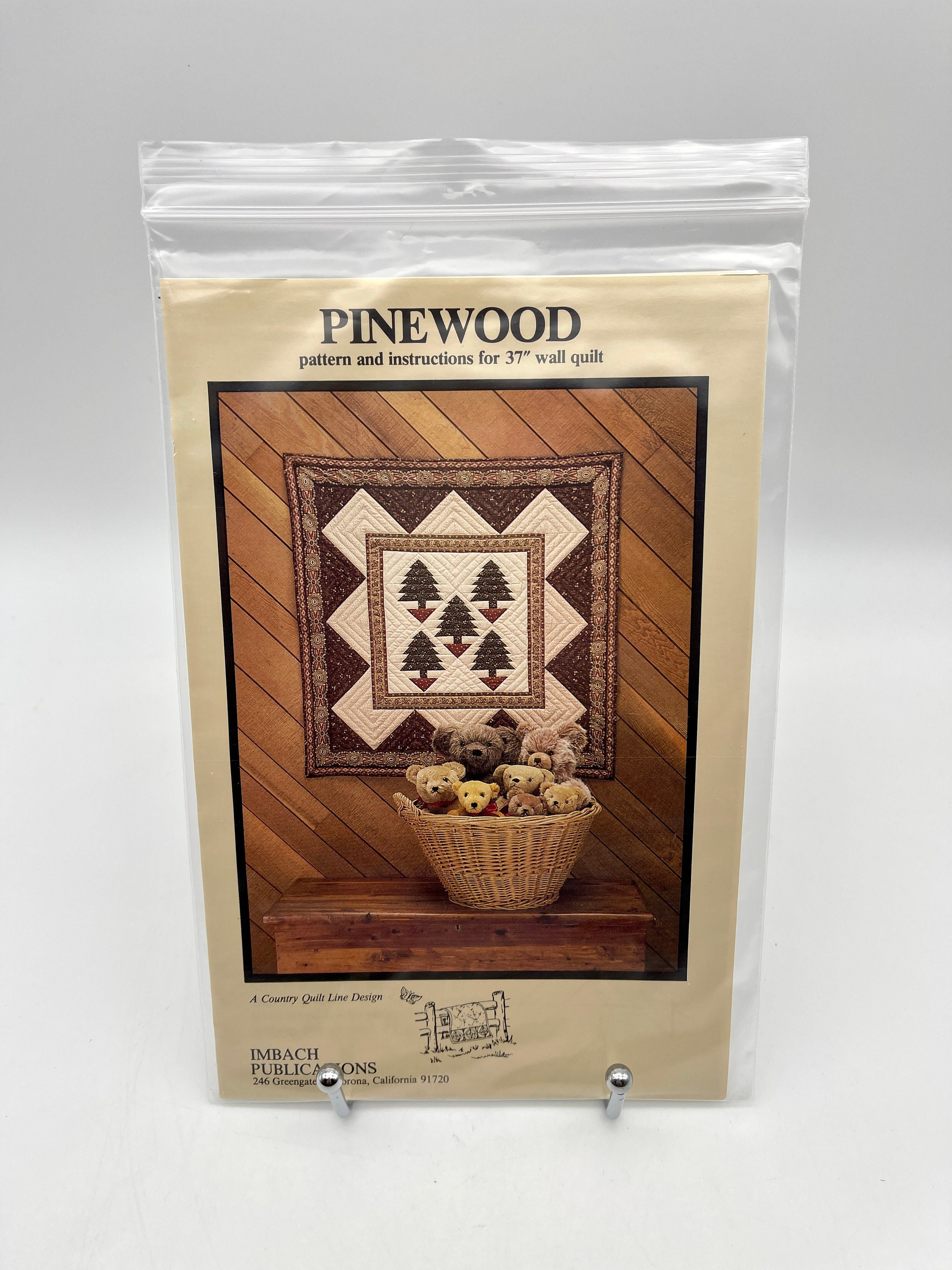 Vintage 1984 A Country Quilt Line Design Quilt Pattern pinewood Pattern