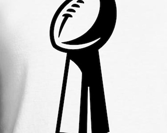 Football Trophy Cut Files | Cricut | Silhouette Cameo | Svg Cut Files | Digital File | PDF | Eps | DXF | PnG | Trophy