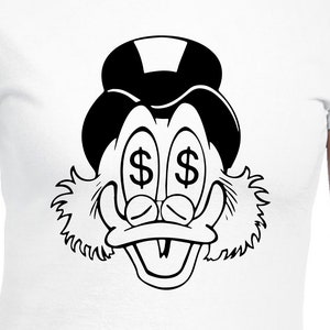 Scrooge Cut Files | Cricut | Silhouette Cameo | Svg Cut Files | Digital Files | PDF | Eps | DXF | PNG | Ducktales