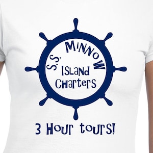 S.S. Minnow Island-Schnappdateien | Cricut | Silhouette Cameo | Svg Cut Dateien | Digitale Dateien | PDF | Eps | DXF | PnG | Gilligan