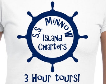 S.S. Minnow Island Charters Cut Files | Cricut | Silhouette Cameo | Svg Cut Files | Digital Files | PDF | Eps | DXF | PnG | Gilligan