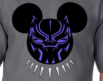 Mickey Black Panther Cut Dateien | Cricut | Silhouette Cameo | Svg Cut Dateien | Digitale Dateien | PDF | Eps | DXF | PNG | Maus