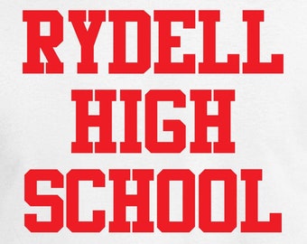 Rydell High School Schnittdateien | Cricut | Silhouette Cameo | SVG-Schnittdateien | Digitale Dateien | PDF | Eps | DXF | PNG | Fett Inspiriert