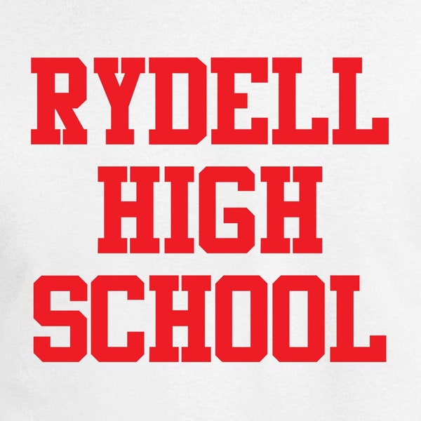 Rydell High School Cut Files | Cricut | Silhouette Cameo | Svg Cut Files | Digital Files | PDF | Eps | DXF | PnG | Grease