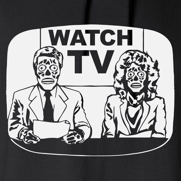 Watch TV Cut Files | Cricut | Silhouette Cameo | Svg Cut Files | Digital Files | PDF | Eps | DXF | PnG | They Live