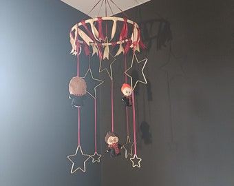 Wizard Baby Mobile Etsy Uk