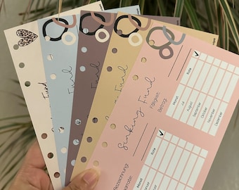 Sinking Funds Tracker | Budget Planner A6 | Sinking Fund | Sinking Fund Tracker punched