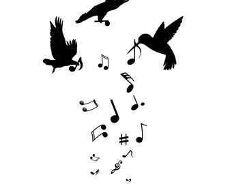 Musical Notes Svg - Etsy