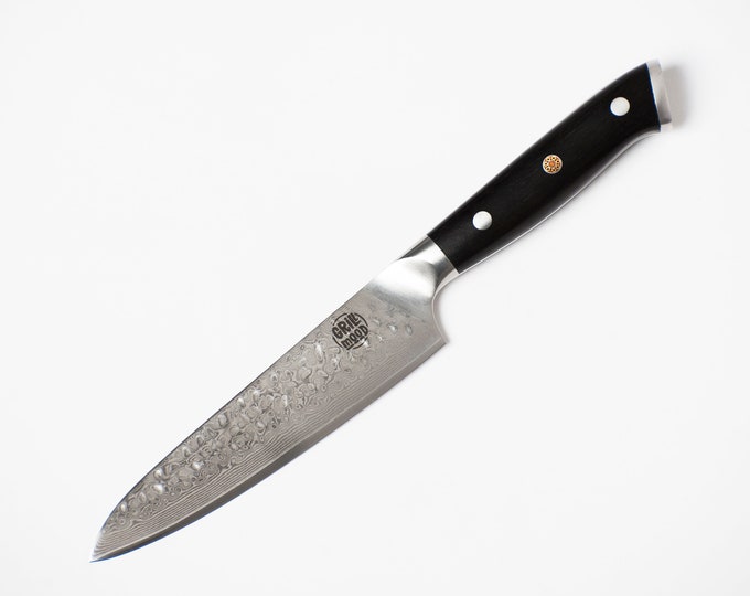 Neptunite | Damascus utility knife 13.3 cm