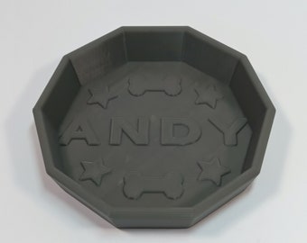 Custom Cat Bowl - Personalise with Pet Name - Many Colours Available