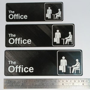 Personalised Office Door Sign 3D Printed Sign Inspired by The Office TV Show Customise with Your Name image 4