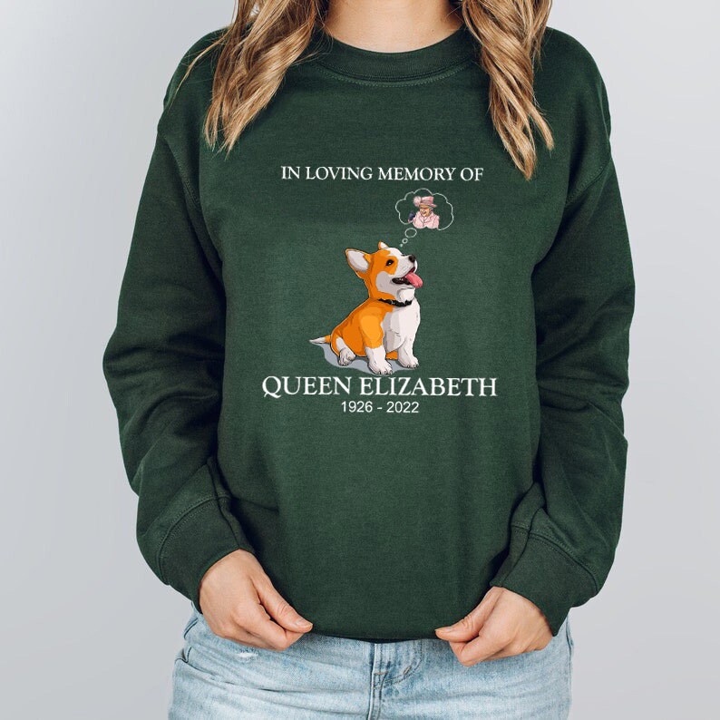 Discover Dog Miss The Queen Shirt, RIP Queen Elizabeth Shirt, Queen Elizabeth Memorial Shirt, Commemorative, RIP The Queen Elizabeth II 1926-2022