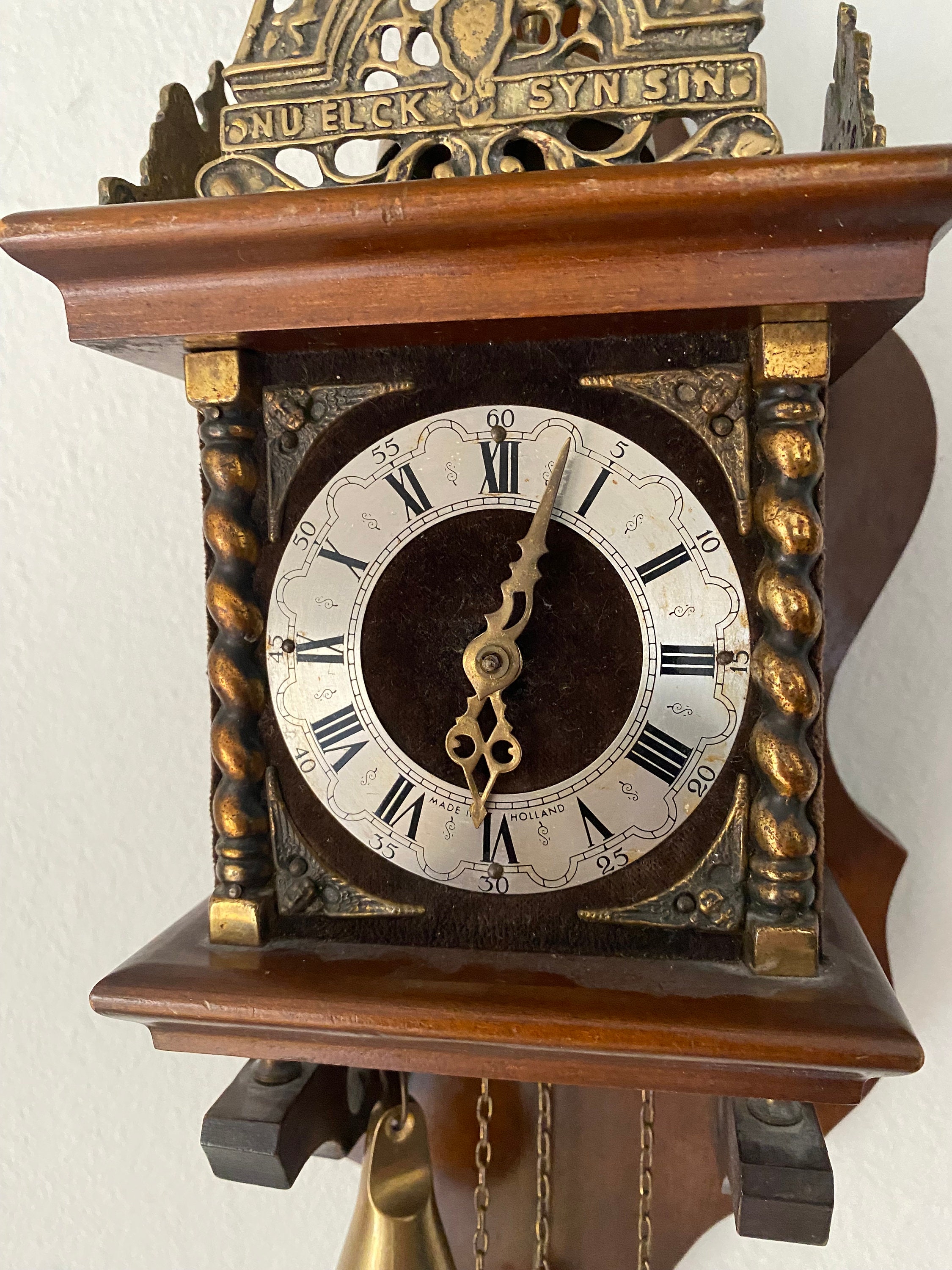 Zaanse Klok Klok Nederlandse Vintage Klok Etsy