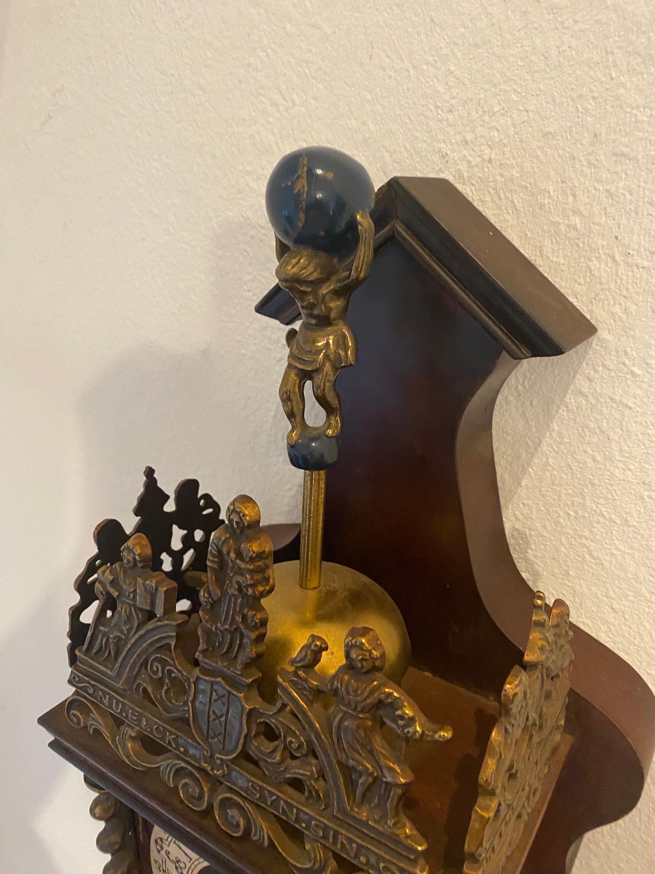 Zaanse Klok Klok Nederlandse Vintage Klok Etsy