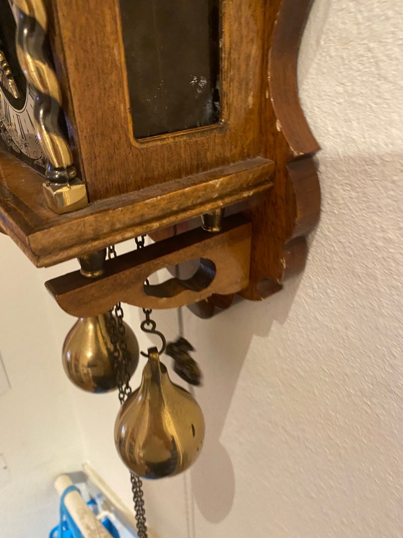 Zaanse Klok Klok Nederlandse Vintage Klok Etsy