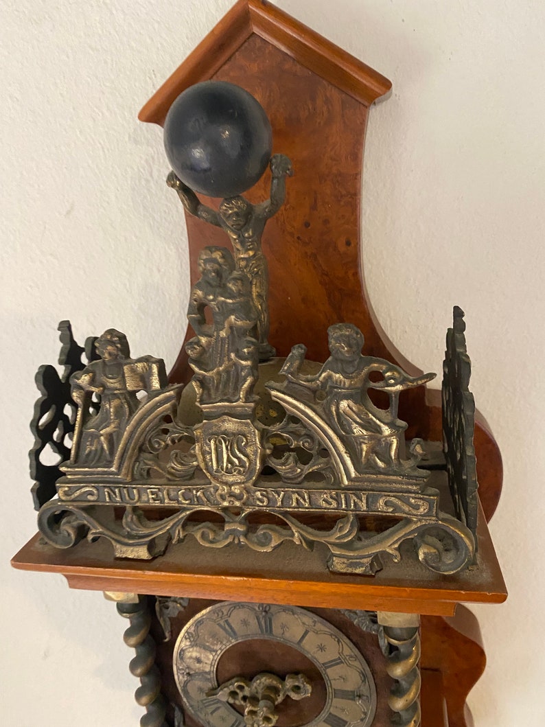 Zaanse Klok Klok Nederlandse Vintage Klok Etsy