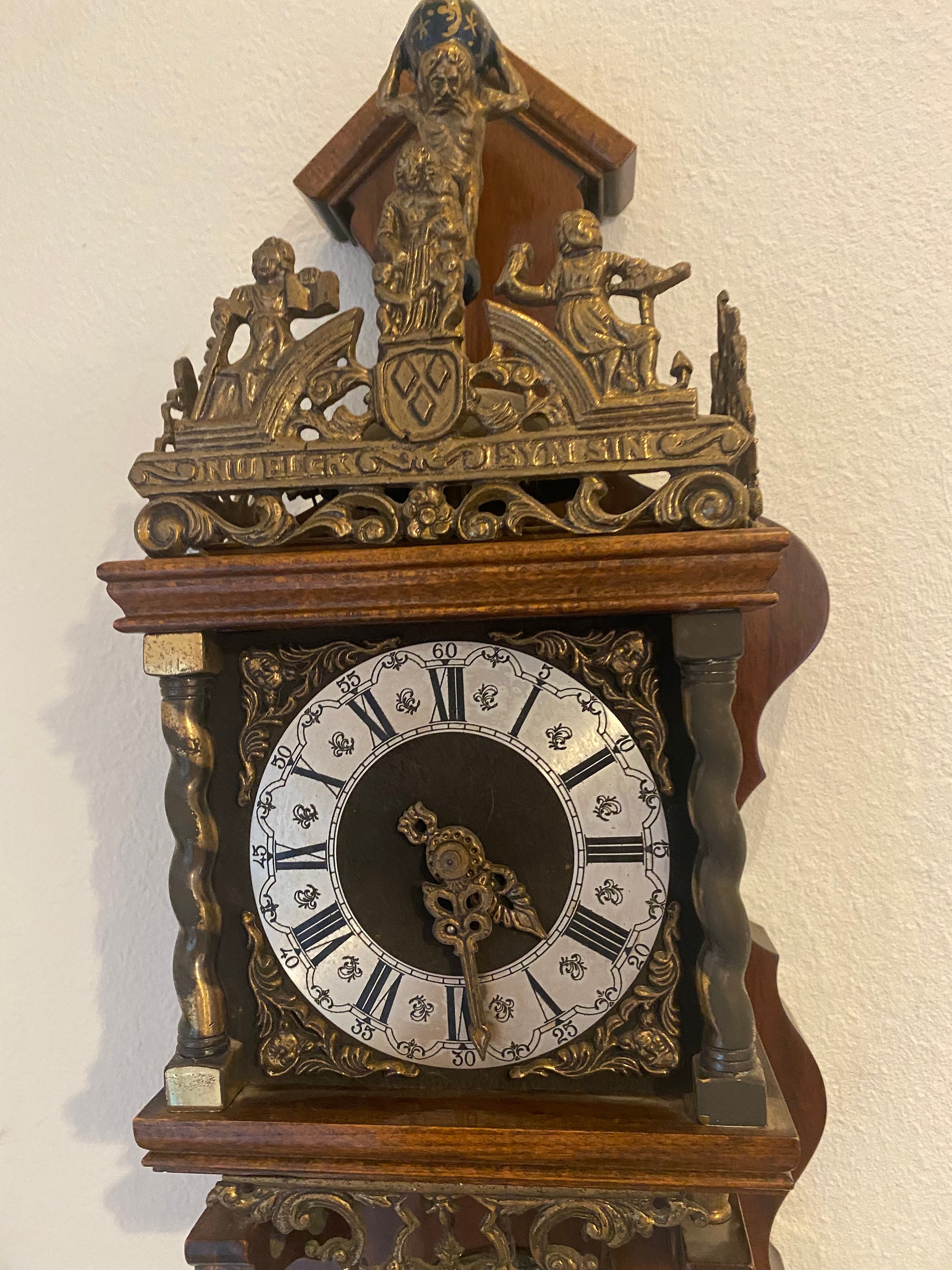 Zaanse Klok Klok Nederlandse Vintage Klok Etsy