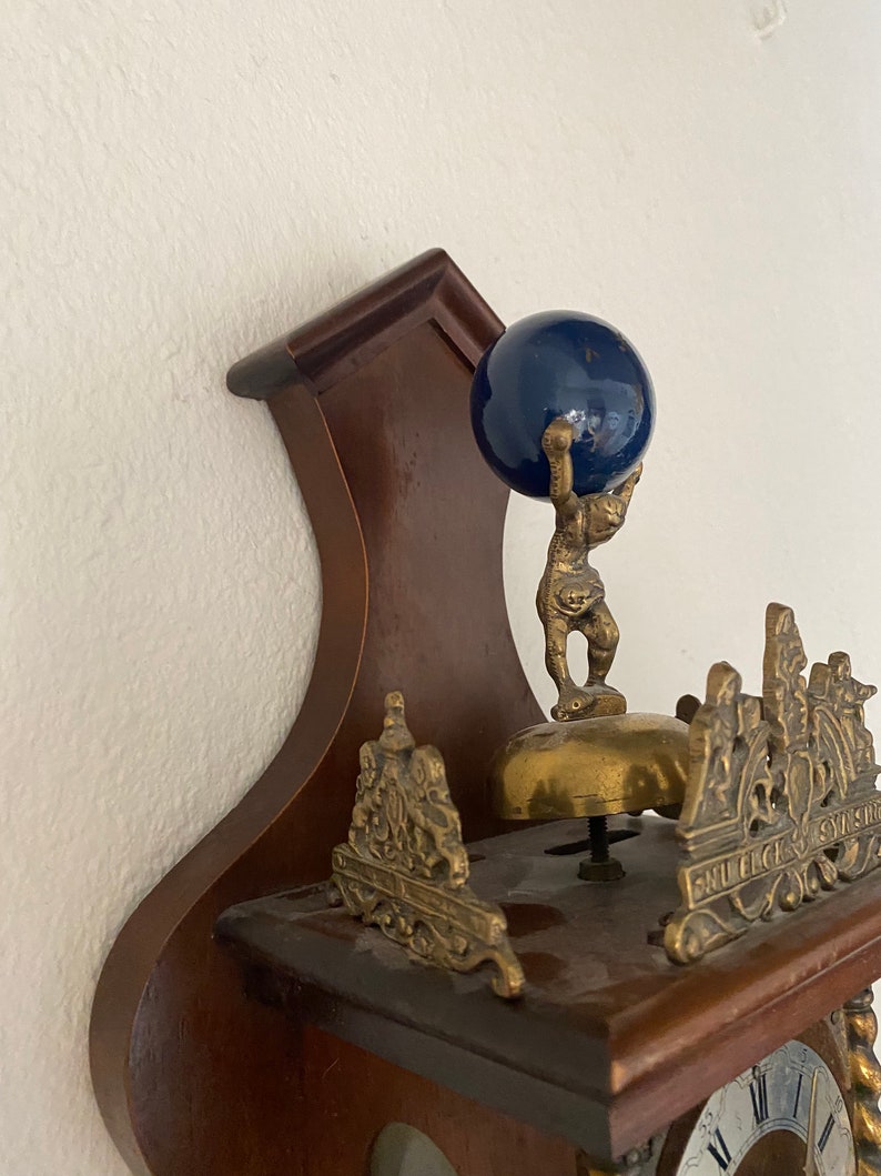 Zaanse Klok Klok Nederlandse Vintage Klok Etsy