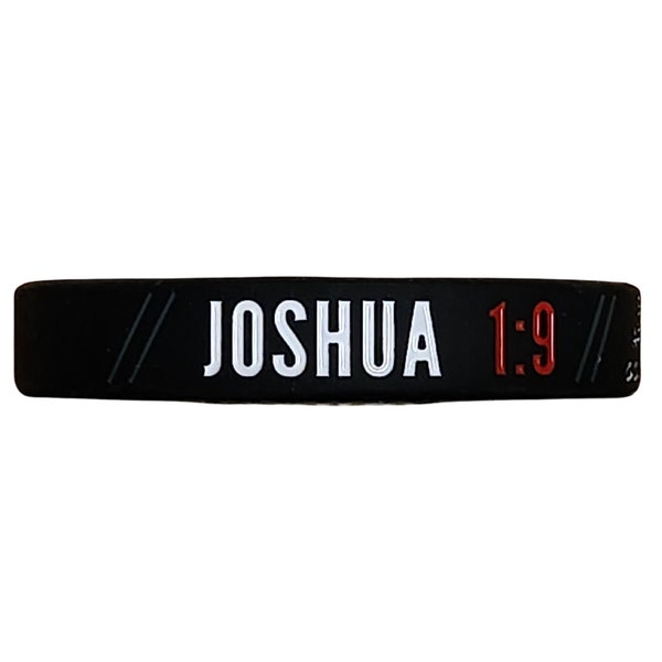 Joshua 1:9 Wristband Scripture Bracelet