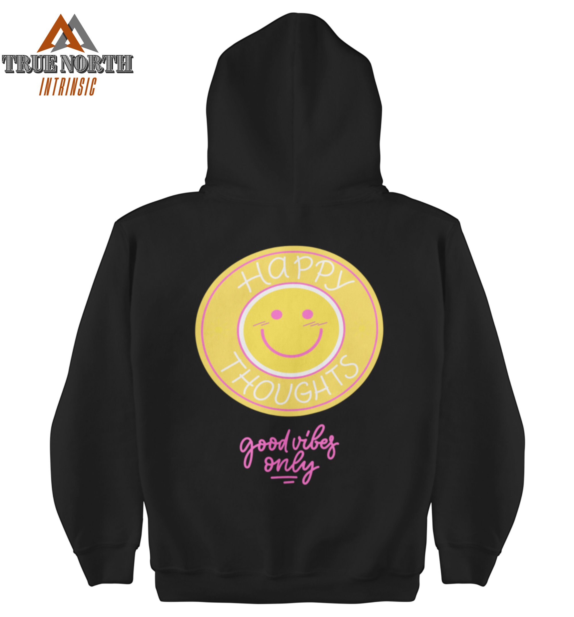 Sudadera con capucha para pareja Tumblr sudadera con capucha pensamientos felices sudadera con capucha positiva ropa inspiradora sudadera con capucha de moda regalo sudadera con capucha regalo perfect...