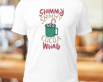 Hot Cocoa Vibes Graphic Tee - Fun Fall Winter Shirt