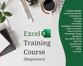 Anfänger Excel Kurs | Lernen Sie Excel Funktionen | Trainingskurs | Microsoft Excel