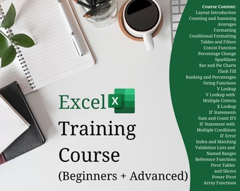 Beginners & Advanced Excel Course | Learn Excel Functions | Training Course | Microsoft Excel