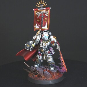 Painted Castellan Crowe - Warhammer 40k Miniature - Commission painting service >>ELITE TIER<<