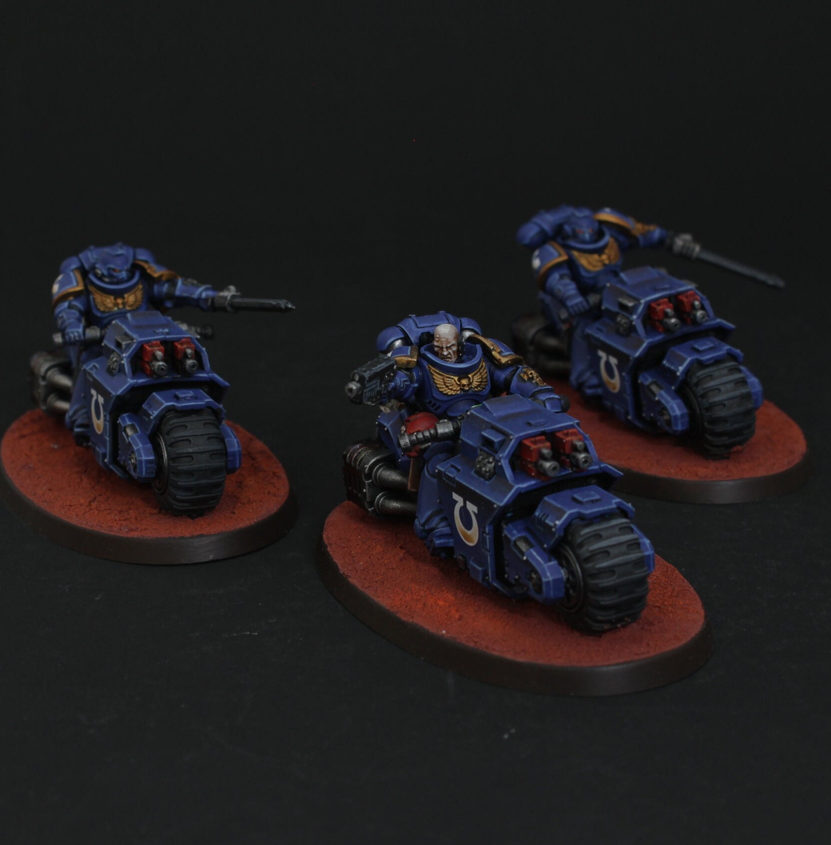 Primaris Spacemarine outrider squad. *ADVANCED*