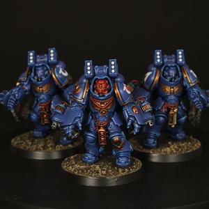 Spacemarine Squads of 3 *ADVANCED* Painted commission service