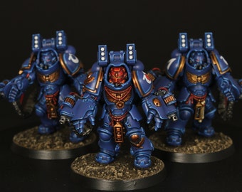 Spacemarine Squads of 3 *ADVANCED* Painted commission service
