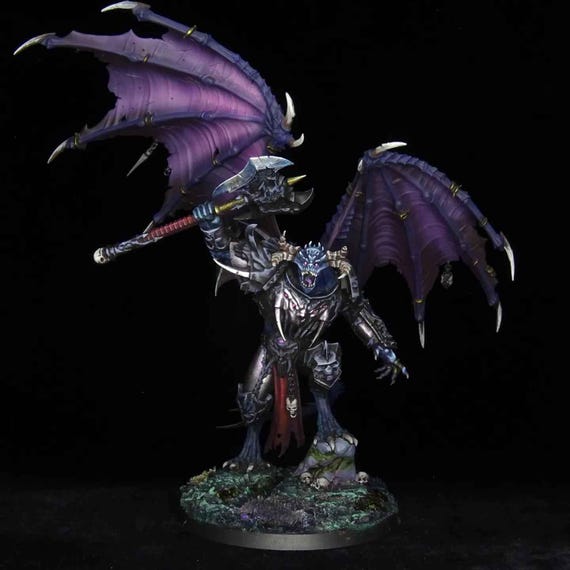 Daemon Prince *FINE DETAIL* Warhammer 40K Painted Miniature