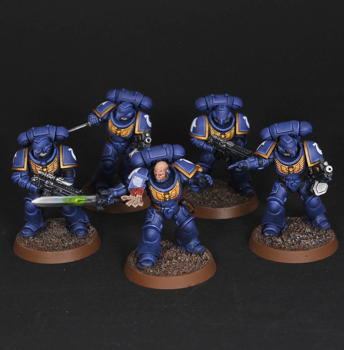 Spacemarine 5 marine Squads *STANDARD LEVEL* commission service